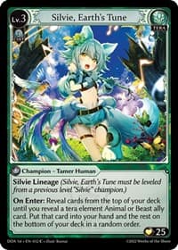 Silvie, Earth's Tune - Dawn of Ashes 1st Edition - Grand Archive TCG card