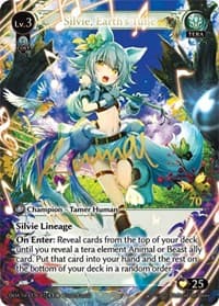 Silvie, Earth's Tune (CUR) - Dawn of Ashes 1st Edition - Grand Archive TCG card