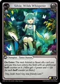 Silvie, Wilds Whisperer - Dawn of Ashes 1st Edition - Grand Archive TCG card