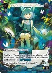 Silvie, Wilds Whisperer (CUR) - Dawn of Ashes 1st Edition - Grand Archive TCG card