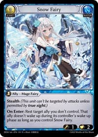 Snow Fairy - Dawn of Ashes 1st Edition - Grand Archive TCG card