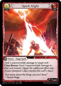 Spark Alight - Dawn of Ashes 1st Edition - Grand Archive TCG card
