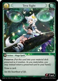 Tera Sight - Dawn of Ashes 1st Edition - Grand Archive TCG card