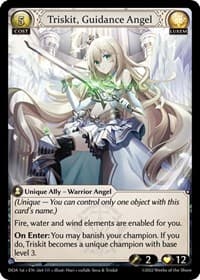 Triskit, Guidance Angel - Dawn of Ashes 1st Edition - Grand Archive TCG card