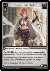 Tristan, Grim Stalker - Dawn of Ashes 1st Edition - Grand Archive TCG card