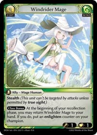 Windrider Mage - Dawn of Ashes 1st Edition - Grand Archive TCG card