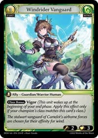 Windrider Vanguard - Dawn of Ashes 1st Edition - Grand Archive TCG card