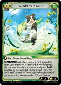 Windstream Mutt - Dawn of Ashes 1st Edition - Grand Archive TCG card