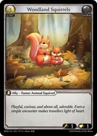 Woodland Squirrels - Dawn of Ashes 1st Edition - Grand Archive TCG card