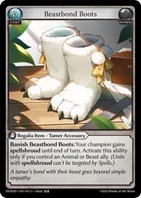 Beastbond Boots - Dawn of Ashes Starter Decks - Grand Archive TCG card