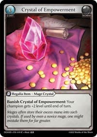 Crystal of Empowerment - Dawn of Ashes Starter Decks - Grand Archive TCG card