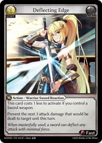 Deflecting Edge - Dawn of Ashes Starter Decks - Grand Archive TCG card