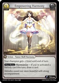 Empowering Harmony - Dawn of Ashes Starter Decks - Grand Archive TCG card