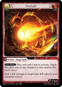 Fireball - Dawn of Ashes Starter Decks - Grand Archive TCG card