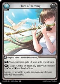 Flute of Taming - Dawn of Ashes Starter Decks - Grand Archive TCG card