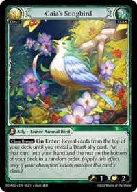 Gaia's Songbird - Dawn of Ashes Starter Decks - Grand Archive TCG card