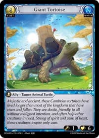 Giant Tortoise - Dawn of Ashes Starter Decks - Grand Archive TCG card