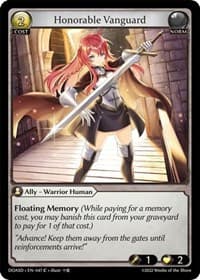 Honorable Vanguard - Dawn of Ashes Starter Decks - Grand Archive TCG card