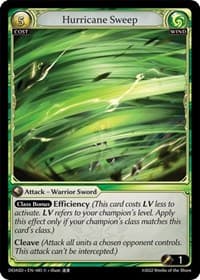 Hurricane Sweep - Dawn of Ashes Starter Decks - Grand Archive TCG card