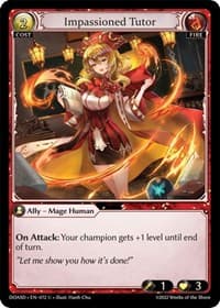 Impassioned Tutor - Dawn of Ashes Starter Decks - Grand Archive TCG card