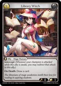 Library Witch - Dawn of Ashes Starter Decks - Grand Archive TCG card