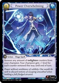 Power Overwhelming - Dawn of Ashes Starter Decks - Grand Archive TCG card
