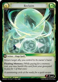 Reclaim - Dawn of Ashes Starter Decks - Grand Archive TCG card