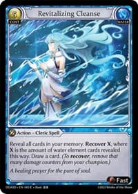 Revitalizing Cleanse - Dawn of Ashes Starter Decks - Grand Archive TCG card