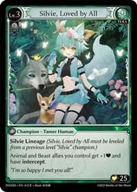 Silvie, Loved by All - Dawn of Ashes Starter Decks - Grand Archive TCG card
