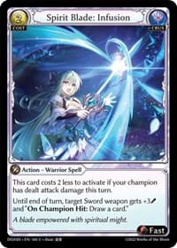 Spirit Blade: Infusion - Dawn of Ashes Starter Decks - Grand Archive TCG card