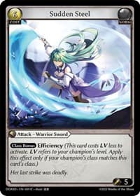 Sudden Steel - Dawn of Ashes Starter Decks - Grand Archive TCG card