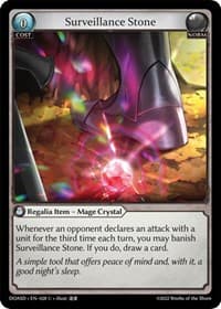 Surveillance Stone - Dawn of Ashes Starter Decks - Grand Archive TCG card