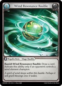 Wind Resonance Bauble - Dawn of Ashes Starter Decks - Grand Archive TCG card