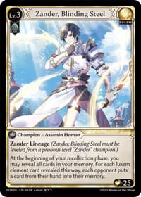 Zander, Blinding Steel - Dawn of Ashes Starter Decks - Grand Archive TCG card