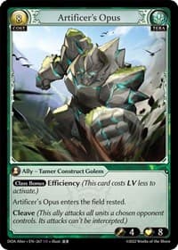 Artificer's Opus - Dawn of Ashes Alter Edition - Grand Archive TCG card