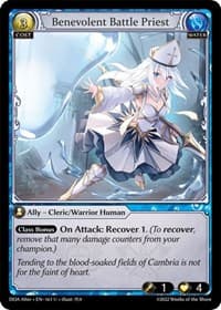 Benevolent Battle Priest - Dawn of Ashes Alter Edition - Grand Archive TCG card