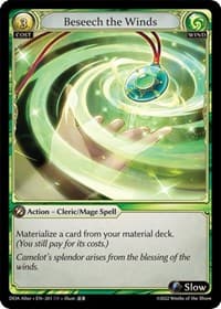 Beseech the Winds - Dawn of Ashes Alter Edition - Grand Archive TCG card
