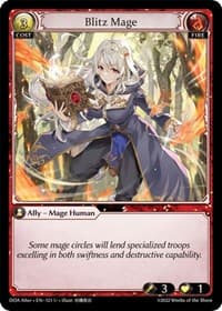 Blitz Mage - Dawn of Ashes Alter Edition - Grand Archive TCG card