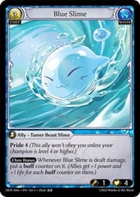 Blue Slime - Dawn of Ashes Alter Edition - Grand Archive TCG card