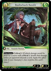 Bushwhack Bandit - Dawn of Ashes Alter Edition - Grand Archive TCG card