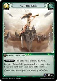 Call the Pack - Dawn of Ashes Alter Edition - Grand Archive TCG card