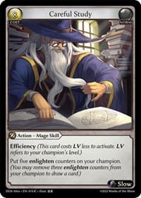 Careful Study - Dawn of Ashes Alter Edition - Grand Archive TCG card