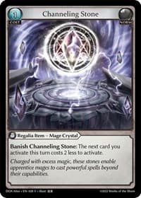 Channeling Stone - Dawn of Ashes Alter Edition - Grand Archive TCG card