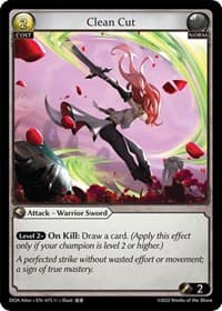 Clean Cut - Dawn of Ashes Alter Edition - Grand Archive TCG card