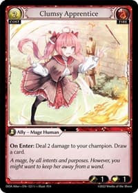 Clumsy Apprentice - Dawn of Ashes Alter Edition - Grand Archive TCG card