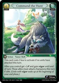 Command the Hunt - Dawn of Ashes Alter Edition - Grand Archive TCG card