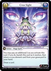Crux Sight - Dawn of Ashes Alter Edition - Grand Archive TCG card