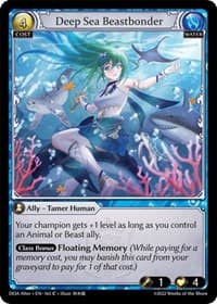 Deep Sea Beastbonder - Dawn of Ashes Alter Edition - Grand Archive TCG card