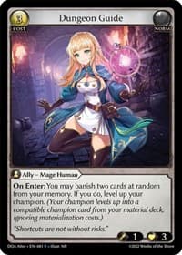 Dungeon Guide - Dawn of Ashes Alter Edition - Grand Archive TCG card