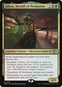 Glissa, Herald of Predation - Promo Pack: March of the Machine - Magic: The Gathering card